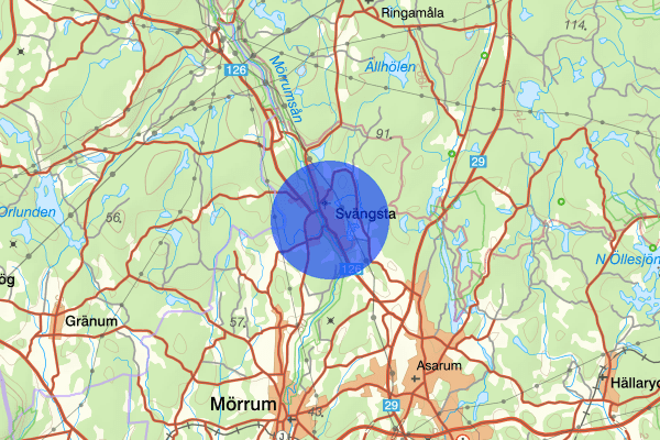 Svängsta 29 februari 04.32, Stöld/inbrott, Karlshamn