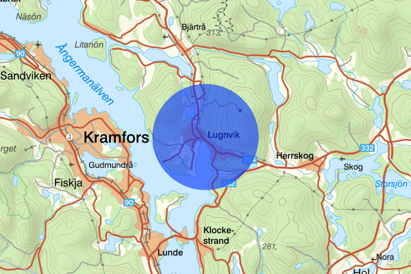 Lugnvik 01 mars 15.49, Försvunnen person, Kramfors