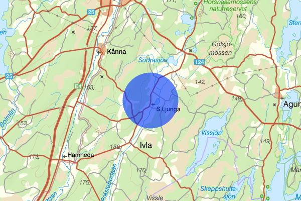 Södra Ljunga 03 mars 01.07, Rattfylleri, Ljungby