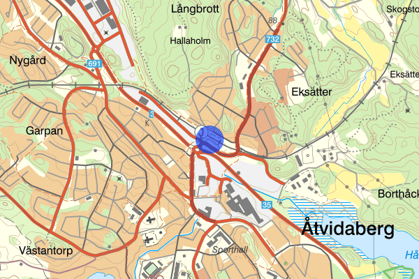 Åtvidabergs resecentrum 04 mars 15.51, Brand, Åtvidaberg