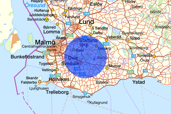  05 mars 02.54, Trafikolycka, smitning från, Svedala