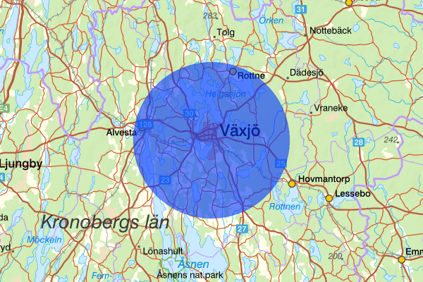 Växjö 05 mars 00.12, Rattfylleri, Växjö