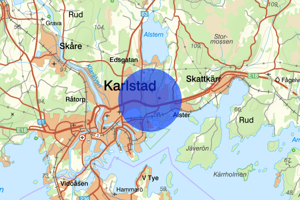 Kronoparken 05 mars 10.00, Rattfylleri, Karlstad