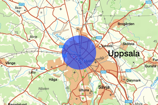 Svartbäcken 06 mars 00.02, Skadegörelse, Uppsala