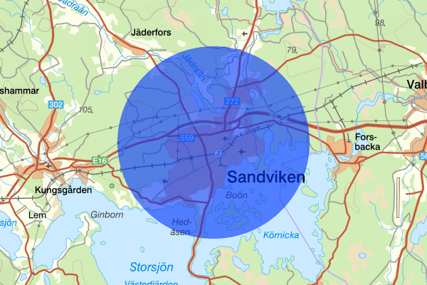 Sandviken 06 mars 03.52, Misshandel, Sandviken