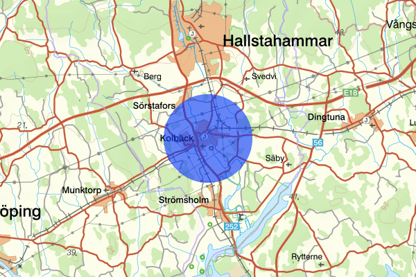 Kolbäck 06 mars 13.40, Olaga hot, Hallstahammar