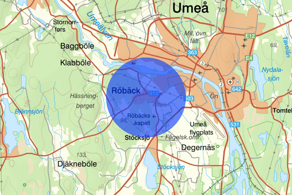 Röbäck 06 mars 18.09, Brand, Umeå