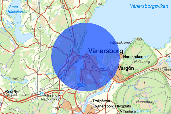 Vänersborg 06 mars 17.34, Arbetsplatsolycka, Vänersborg