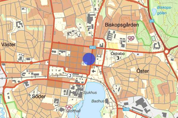 Norrgatan 07 mars 01.38, Rån, Växjö