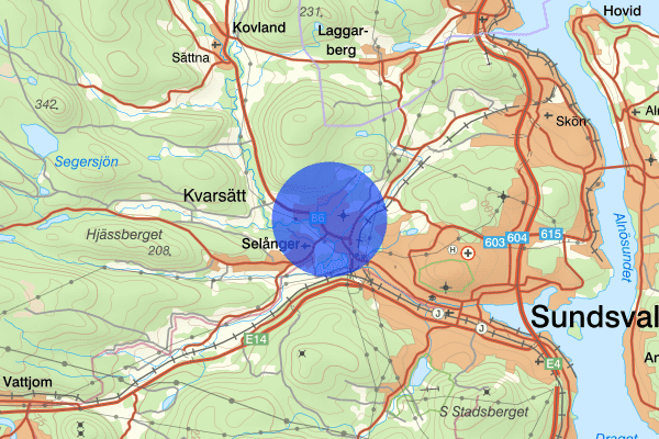 Bergsåker 07 mars 15.34, Inbrott, Sundsvall