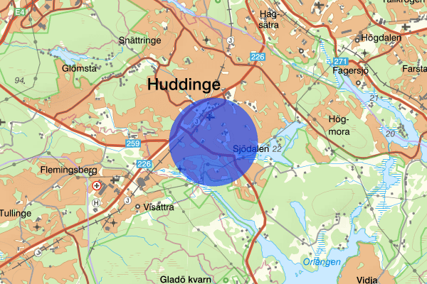 Sjödalen 08 mars 04.17, Stöld, Huddinge