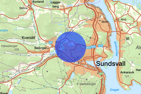 Granloholm 08 mars 16.59, Brand, Sundsvall