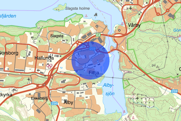 Fittja 10 mars 12.52, Kontroll person/fordon, Botkyrka