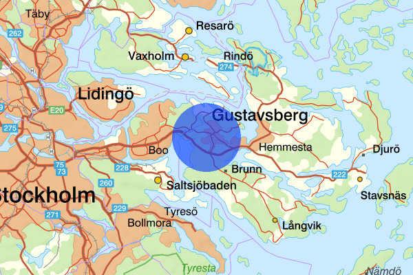 Gustavsberg 10 mars 13.37, Övrigt, Värmdö