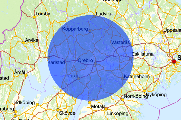 Örebro län 11 mars 07.00, Sammanfattning natt, Örebro län