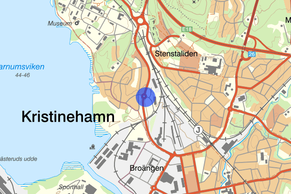 Karlstadsvägen 12 mars 09.19, Trafikkontroll, Kristinehamn