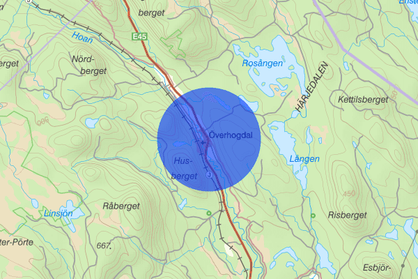 Överhogdal 12 mars 12.40, Trafikolycka, vilt, Härjedalen