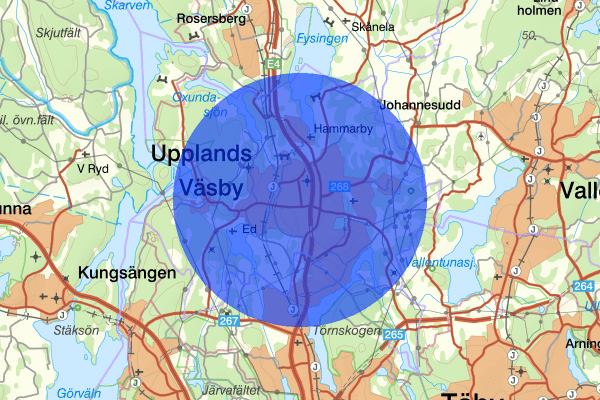 Upplands Väsby 12 mars 18.39, Larm Överfall, Upplands väsby