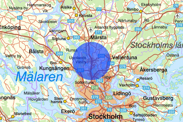  12 mars 18.39, Larm Överfall, Upplands väsby