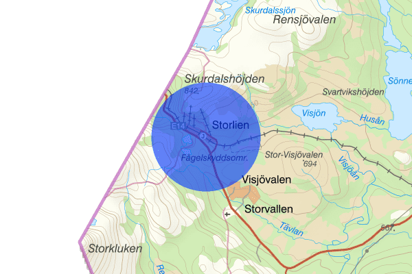 Storlien 14 mars 07.20, Sammanfattning natt, Jämtlands län