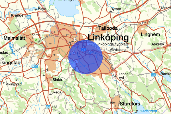 Vimanshäll 14 mars 10.40, Trafikolycka, Linköping