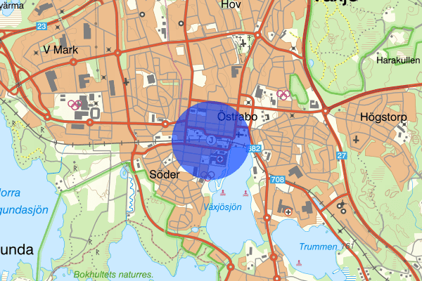 Växjö 16 mars 00.28, Rattfylleri, Växjö