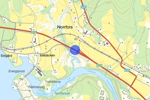 Norrfors 1 E12 16 mars 12.47, Trafikolycka, vilt, Umeå