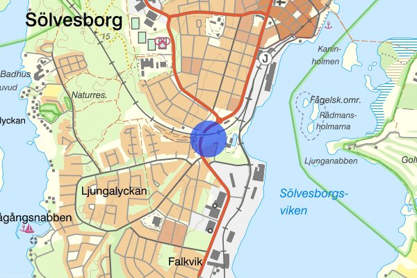 Järnvägsgatan 16 mars 21.44, Rån, Sölvesborg