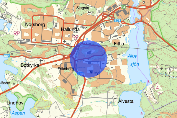 Alby 18 mars 18.22, Brand, Botkyrka