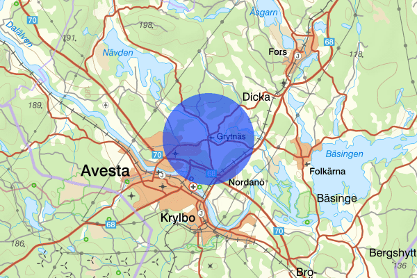 Grytnäs 19 mars 11.06, Trafikolycka, personskada, Avesta