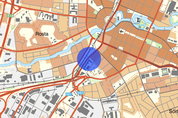 Östra Bangatan 19 mars 13.55, Trafikbrott, Örebro