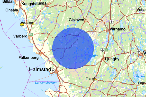  20 mars 07.00, Sammanfattning kväll och natt, Hallands län