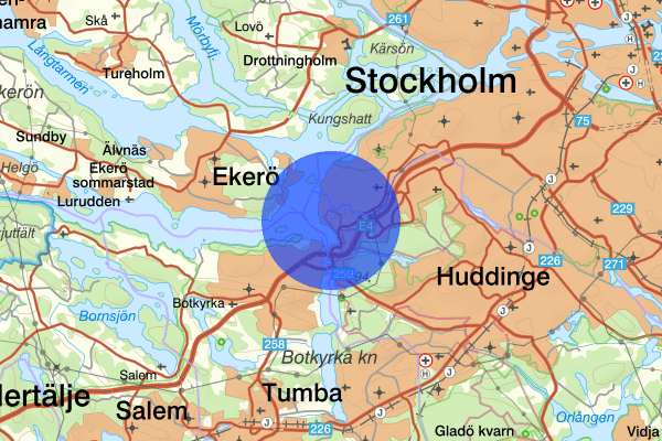 Vårby 20 mars 11.24, Brand, Huddinge