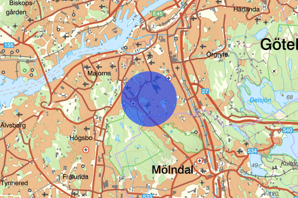 Guldheden 20 mars 18.42, Rån, Göteborg