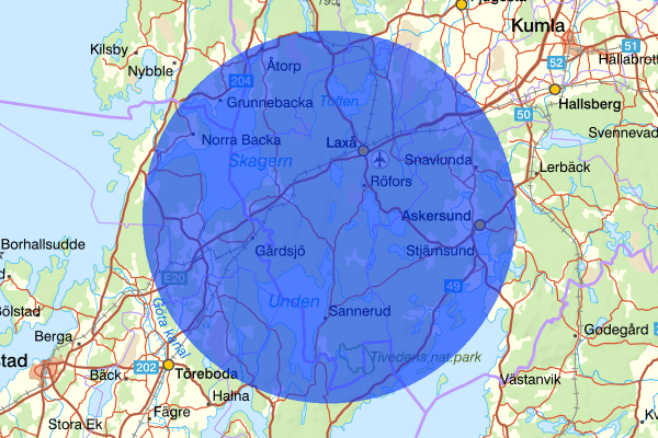  21 mars 19.05, Trafikolycka, Laxå