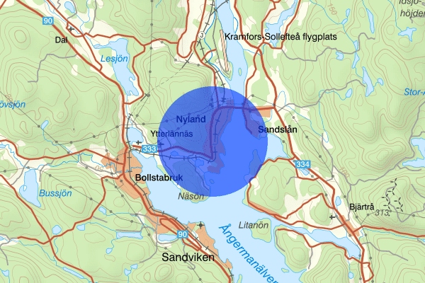 Nyland 23 mars 09.29, Räddningsinsats, Kramfors