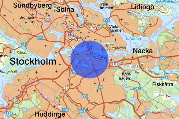 Södermalm 23 mars 00.22, Våld/hot mot tjänsteman, Stockholm