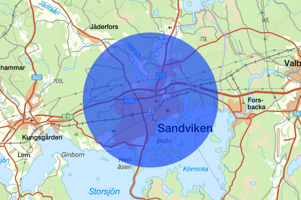 Sandviken 24 mars 02.02, Trafikbrott, Sandviken