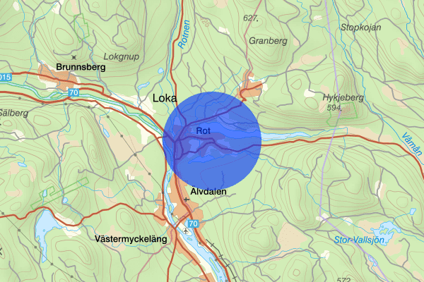 Näset 24 mars 13.05, Trafikolycka, Älvdalen