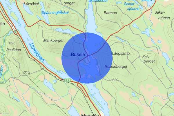 Rusele 24 mars 12.17, Trafikolycka, Lycksele