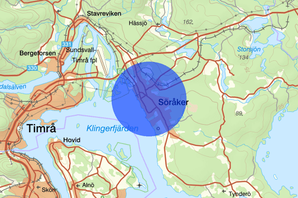 Söråker 25 mars 12.09, Brand, Timrå