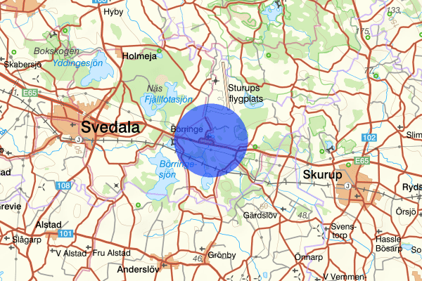 Börringe 26 mars 16.22, Trafikolycka, Svedala