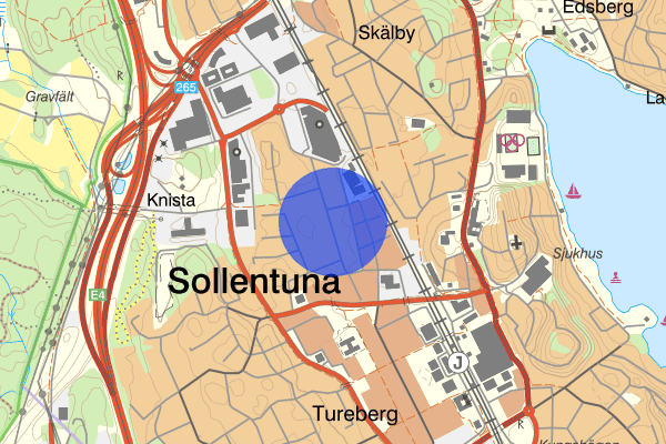 Engelbrekts väg 27 mars 15.53, Knivlagen, Sollentuna