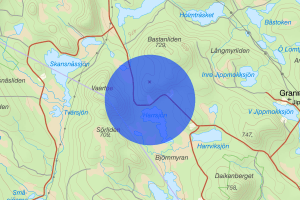 Harrsjö 28 mars 11.28, Fjällräddning, Storuman