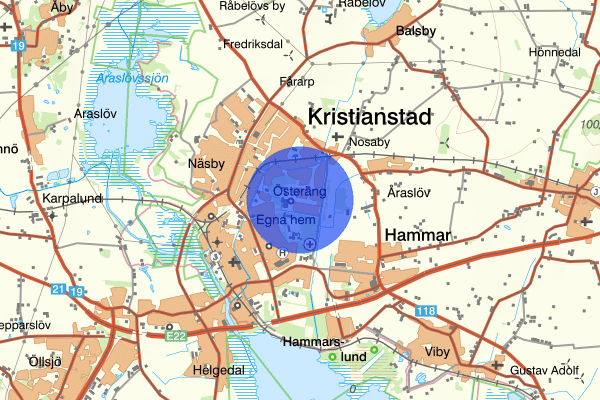 Österäng 28 mars 22.49, Misshandel, grov, Kristianstad