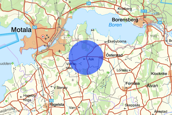 Ask 29 mars 11.24, Trafikolycka, Motala