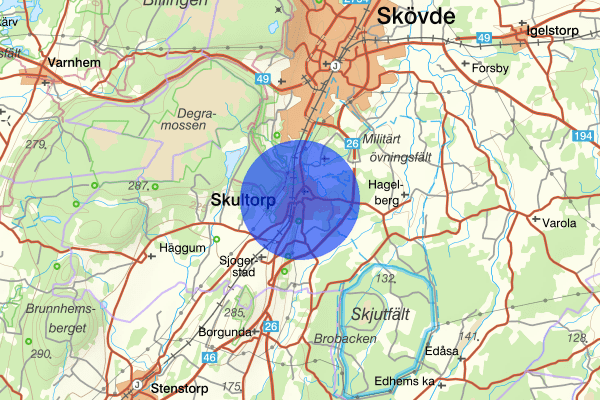 Skultorp 02 april 22.24, Trafikhinder, Skövde