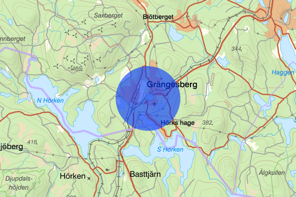 Grängesberg 03 april 15.43, Trafikolycka, Ludvika