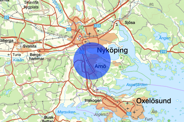 Arnö 04 april 16.20, Arbetsplatsolycka, Nyköping