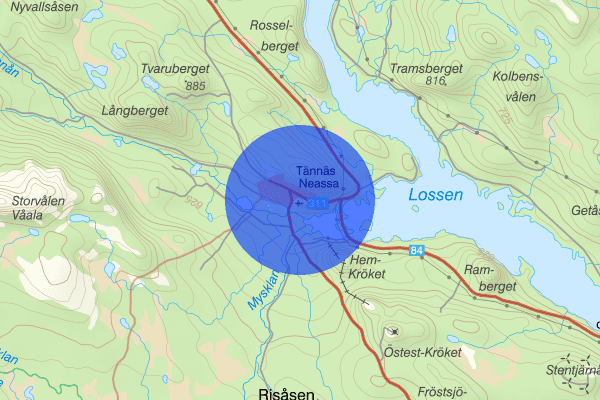 Tännäs 05 april 14.56, Fjällräddning, Härjedalen